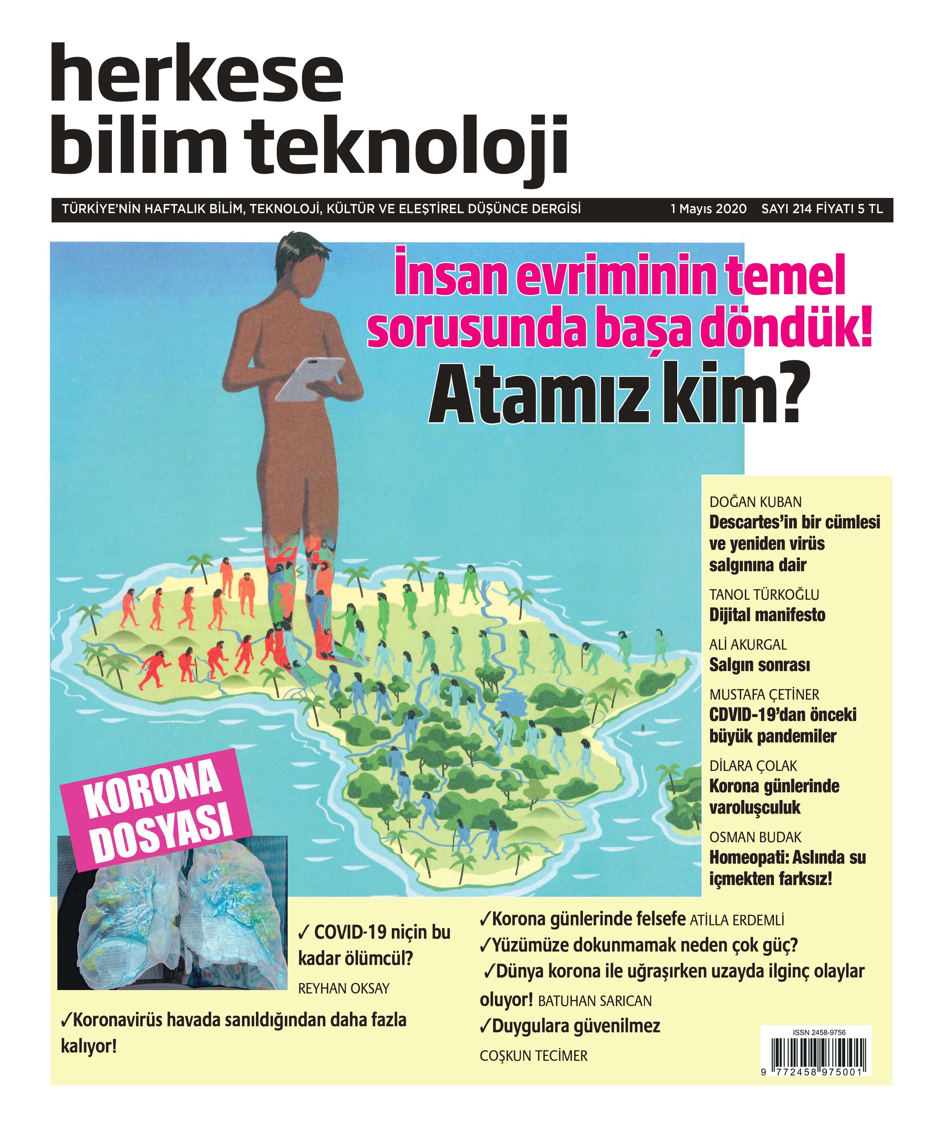 Sayı 214 (1 Mayıs 2020)- Dijital (PDF)