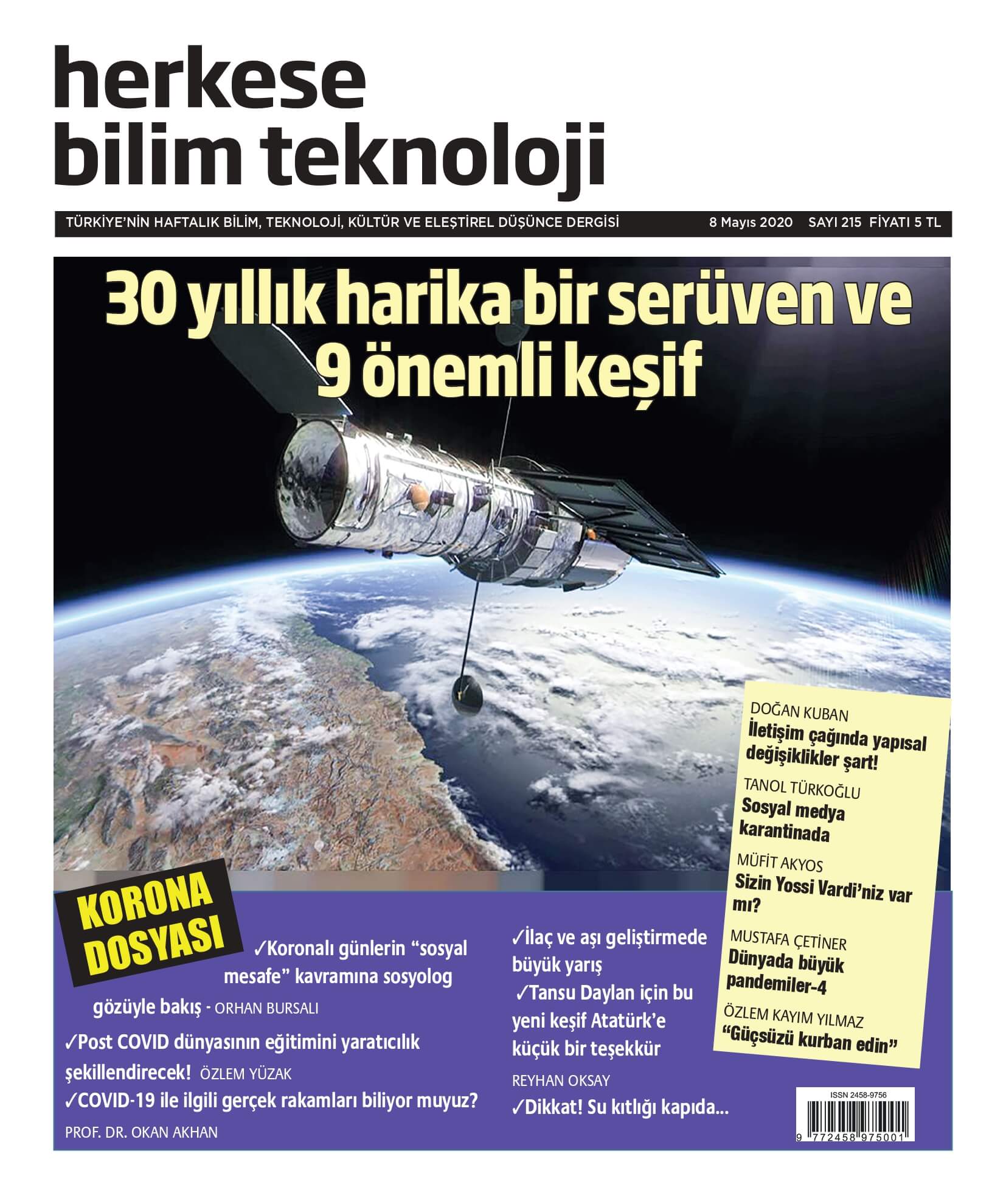 Sayı 215 (8 Mayıs 2020)- Dijital (PDF)