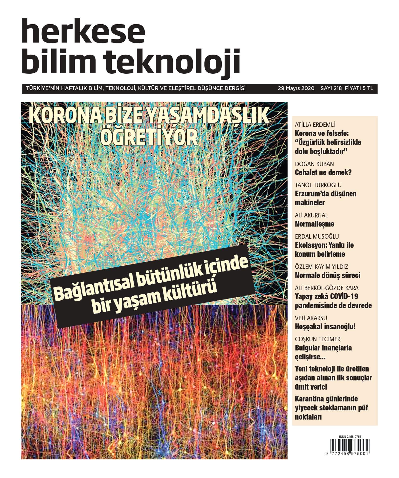 Sayı 218 (29 Mayıs 2020)- Dijital (PDF)