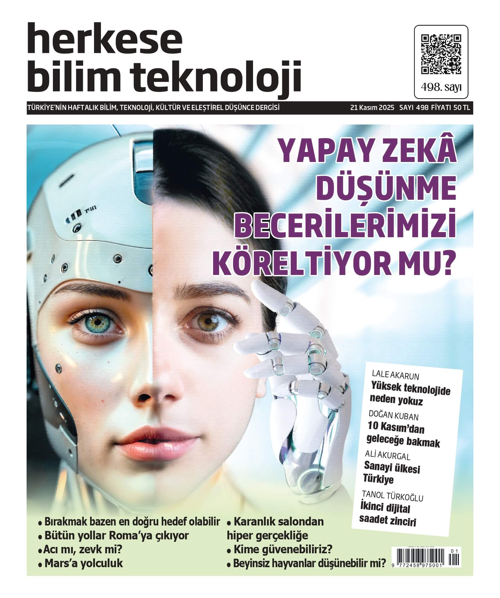 Sayı 498 (21 Kasım 2025) - Dijital (PDF)