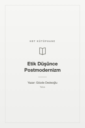Etik Düşünce Postmodernizm