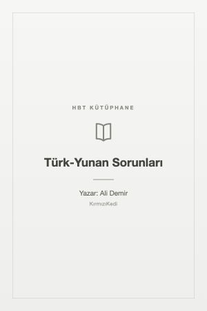 Türk-Yunan Sorunları