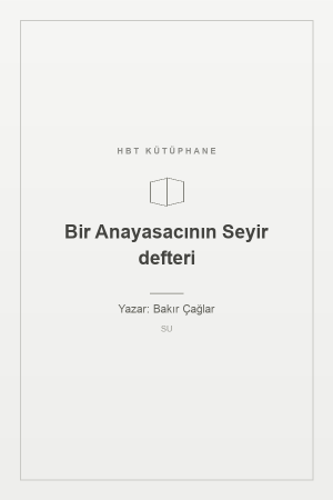 Bir Anayasacının Seyir defteri